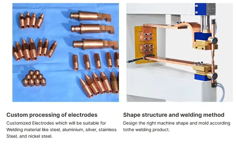 Hwashi 2025 New AC Pulse Spot Welder Pneumatic Spot Welding Machine for All Kinds of Hardware 2