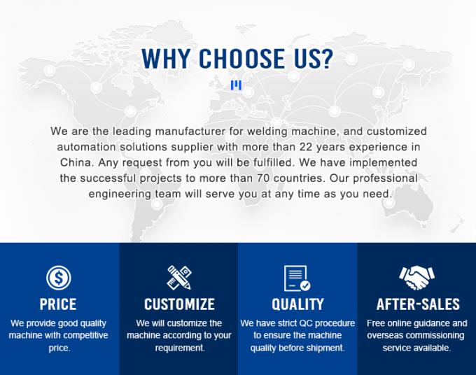 Die Edelstahlschweißmaschine eignet sich für das Schweißen von Blechmetall-Türplatten und anderen Produkten 8