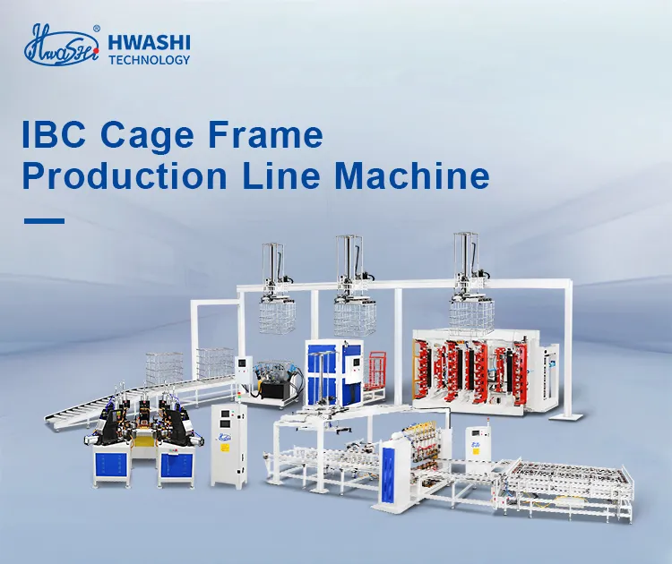 IBC-Gitterkäfig Automatische Produktionslinie, vollautomatische IBC-Tankleckage-Testmaschine 1