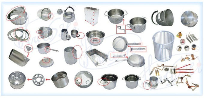 Aluminiumblech Messing Edelstahl Spotschweißmaschine für Kochtopf Greifer Halterung