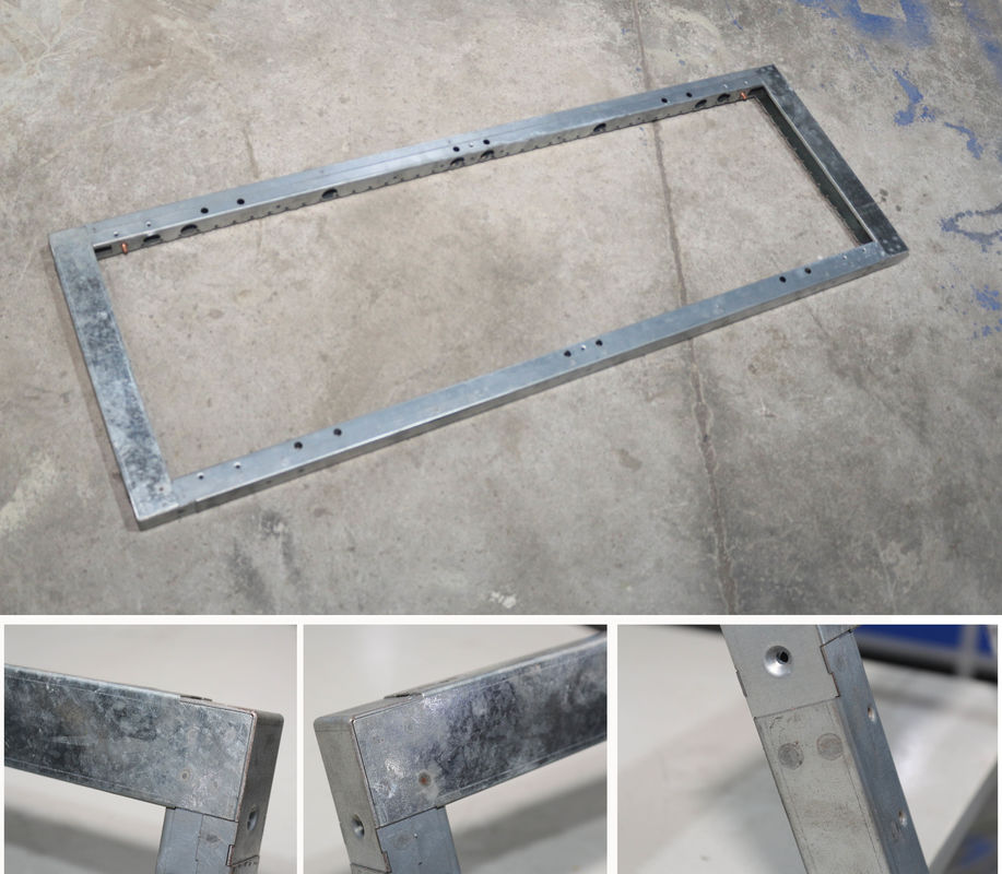 Sieben 7-Achsen-CNC-Punkt-Schweißmaschine Doppelköpfe Automatische Blechmetall für Squat Rack