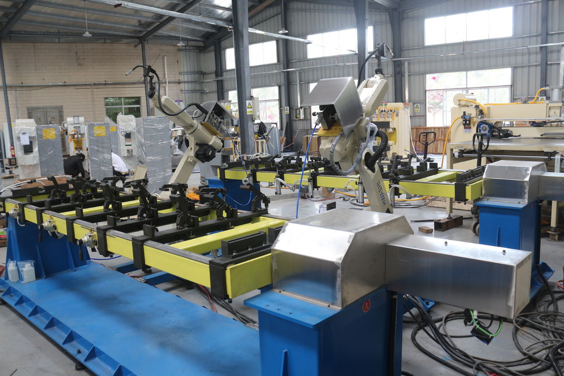Edelstahl Gerüstrahmen Schweißstation 6 Achse Roboter Schweißmaschine MIG Schweißroboter Arm