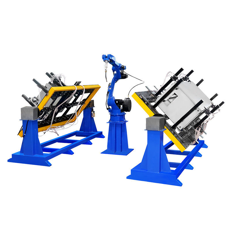 Stahlkonstruktionsbalkenschweißen 6 Achsen Roboterarm RMU Luftbehälter TIG Schweißroboter Arm Kit Station
