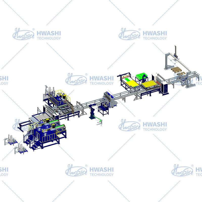 Weiterentwickelte automatische Schaltschweißmaschine für Wire Mesh Deck Shelf Production Line