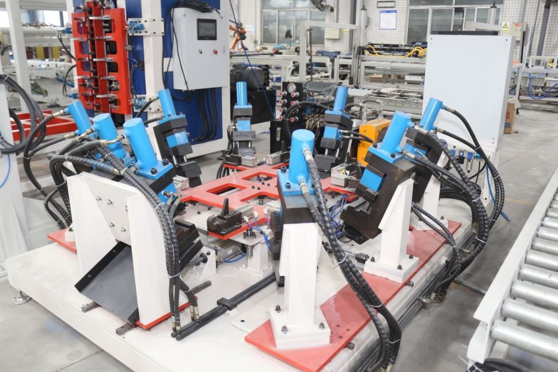 Hwashi Factory IBC Grid, IBC Cage Frame Produktionslinie, IBC Cage Frame Schließmaschine