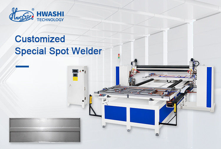 Hwashi 20-Kopf 380V 2-Phasen-Spotter-Schweißmaschine Automatischer Spot-Schweißer für Edelstahl