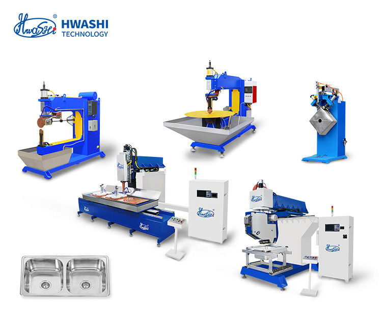 Hwashi Inox SS304 Küchenmaschine mit Doppelspülerschicht und CNC Spülmaschine aus Edelstahl