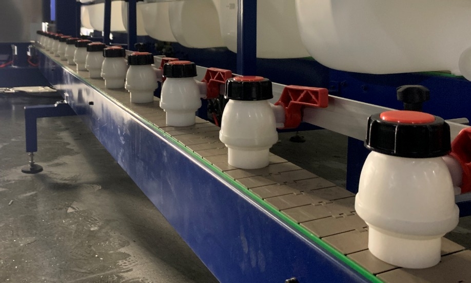 IBC-Gitterkäfig Automatische Produktionslinie, vollautomatische IBC-Tankleckage-Testmaschine