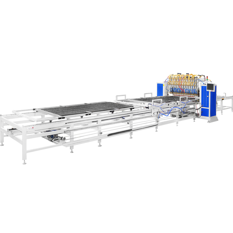 Hwashi Automatische Multiple Head Wire Mesh Spot Schweißmaschine für Einkaufswagen