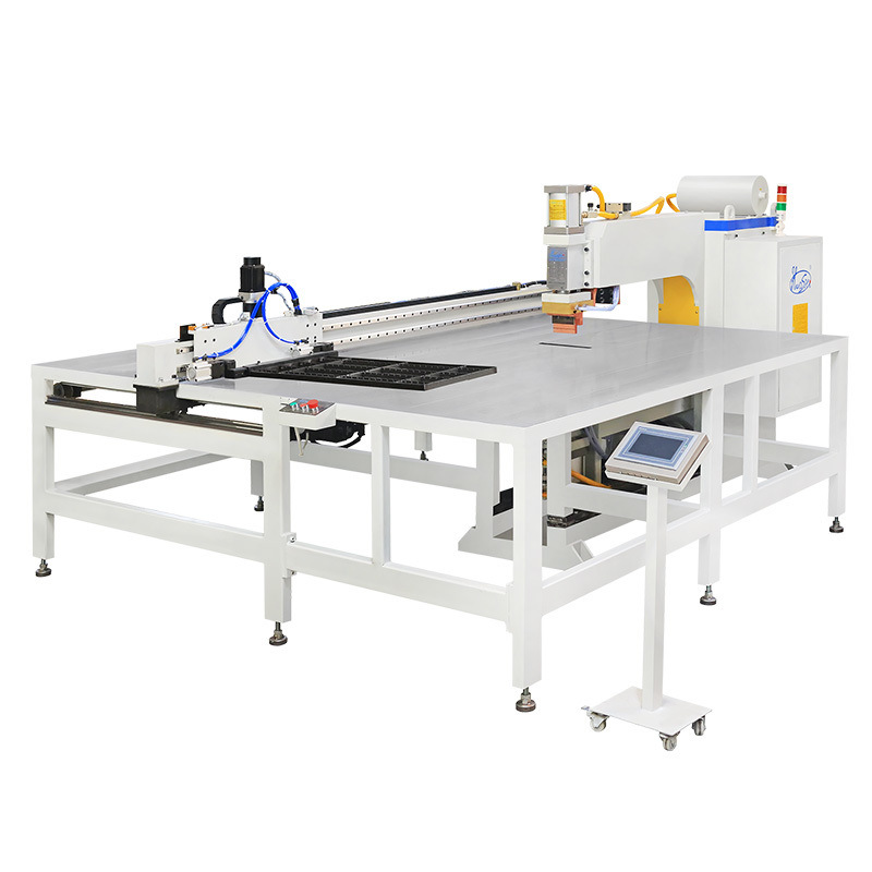 Hwashi Automatische Multiple Head Wire Mesh Spot Schweißmaschine für Einkaufswagen
