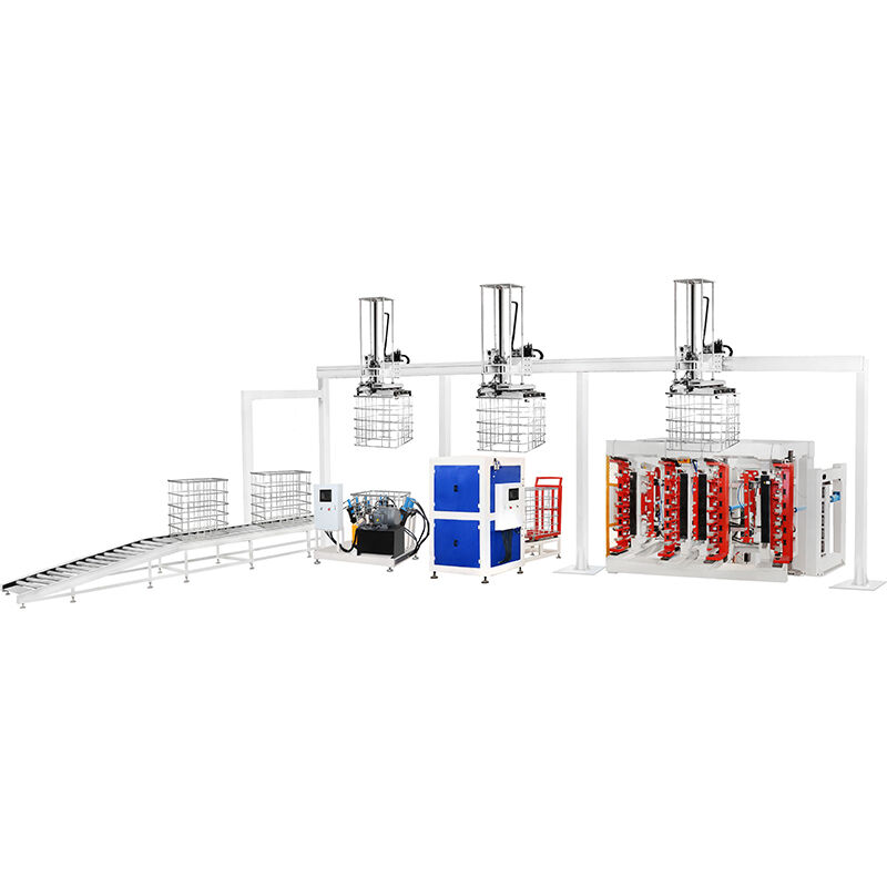 Voll automatisierte IBC-Käfigmaschine mit 80 Käfigen pro Stunde, Präzisionstechnik und CE/CCC-Zertifizierung