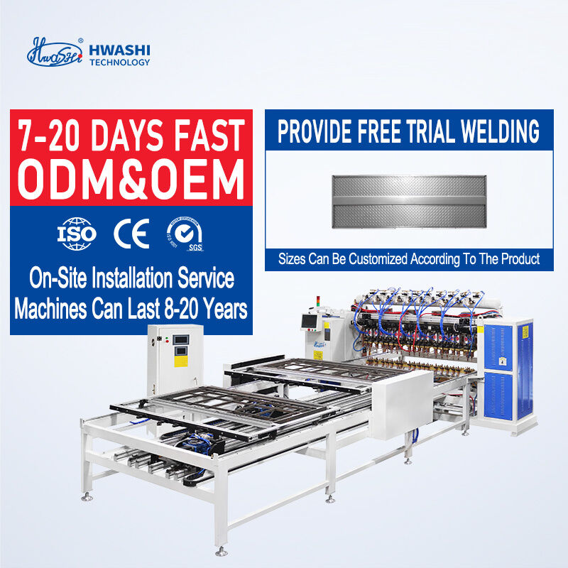 Hwashi CNC-gesteuerte Punktschweißmaschine für die Produktion von Kühlschrankdrahtstäben mit Wasserkühlsystem