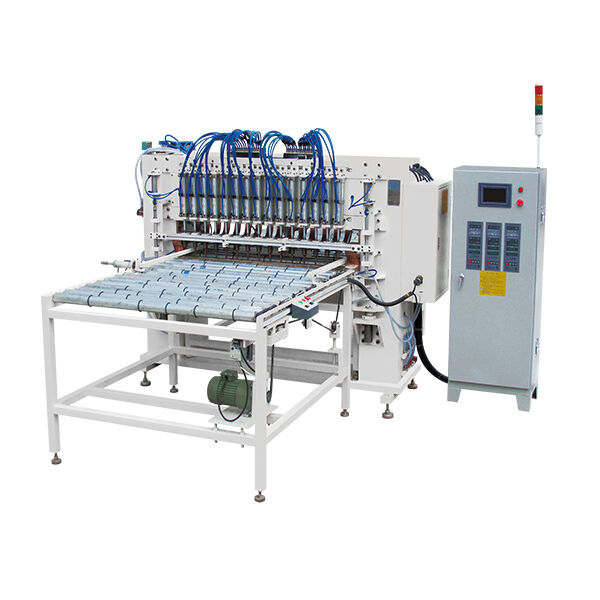 Hwashi 20-Kopf 380V 2-Phasen-PLC-Steuerung Automatischer Spot-Schweißer mit 3+3mm Schweißdicke für Edelstahl