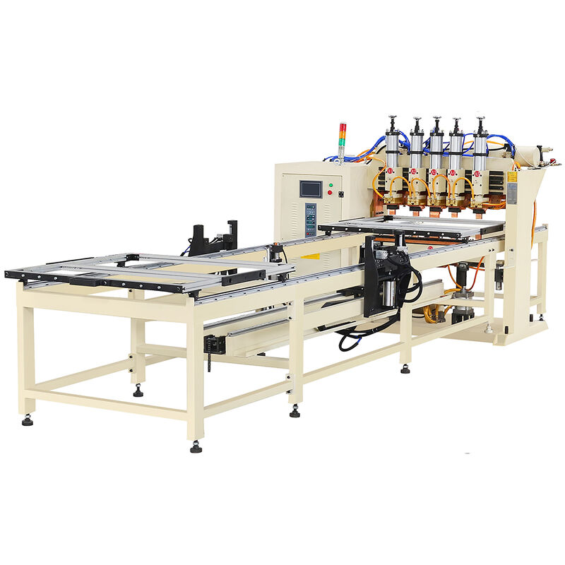 Kühlschrank-Drahtgitter-Portalschweißmaschine mit doppelter Zuführung und automatischem Zuführsystem mit 10 Elektroden