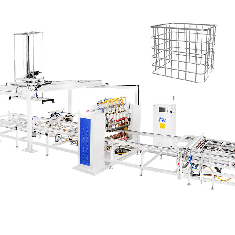Biegeffizienz 20 bis 25 Sekunden IBC-Container-Schweißmaschine mit SPS-Steuerung und Vibrationsprüfzeit 0 bis 1 Stunde
