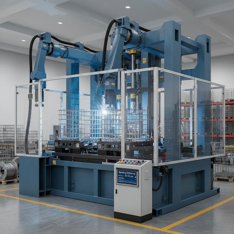 Biegeeffizienz 20-25sec IBC Tote Cage Schweißmaschine Spannung 380V entsprechend Ihren Produktanforderungen optimiert