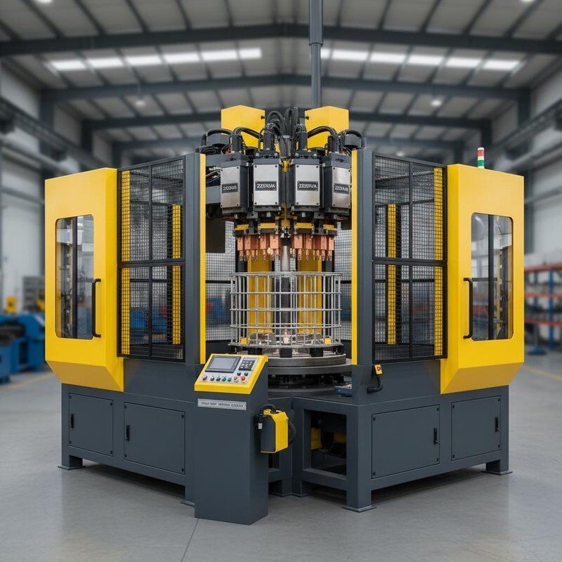 Schweißmaschine mit Schutzschutz und 225 KVA X 4 Schweißleistung für Schwerschweißarbeiten